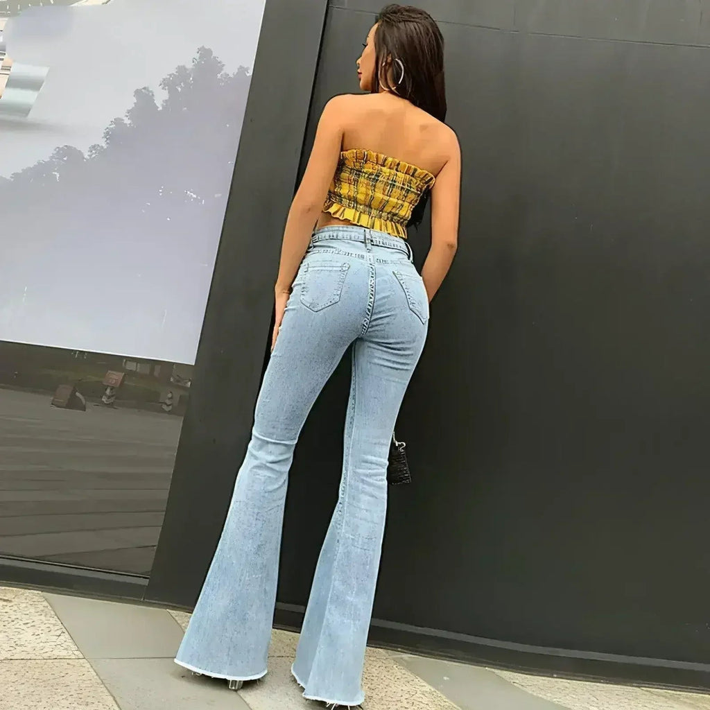 RetroCurve™ – Vintage Flare Bootcut Jeans