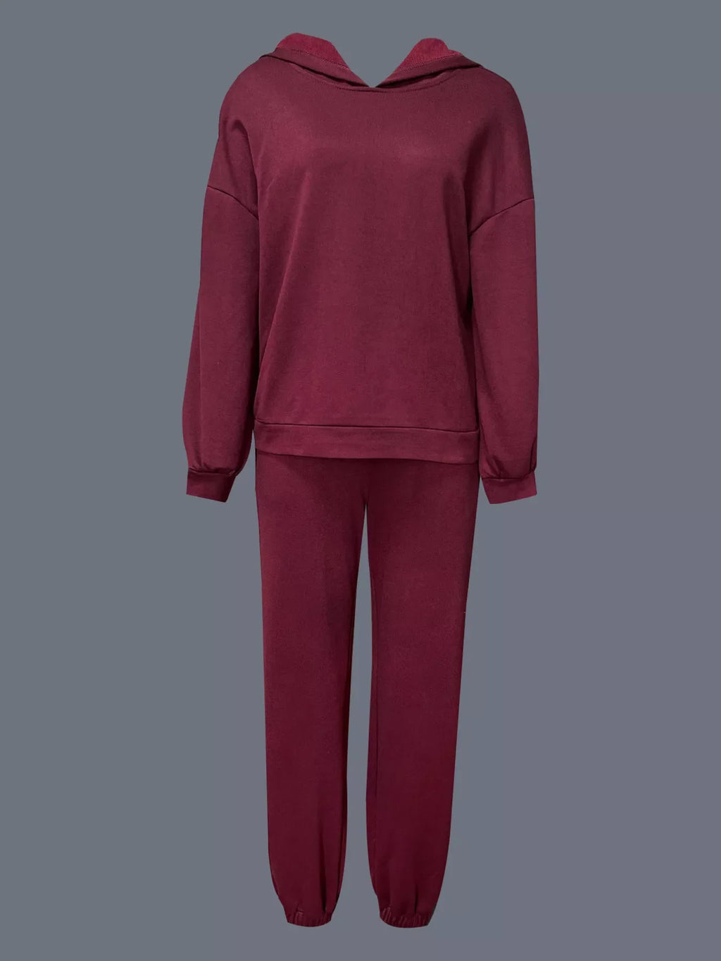 Casual Hoodie and Cropped Pants Set
