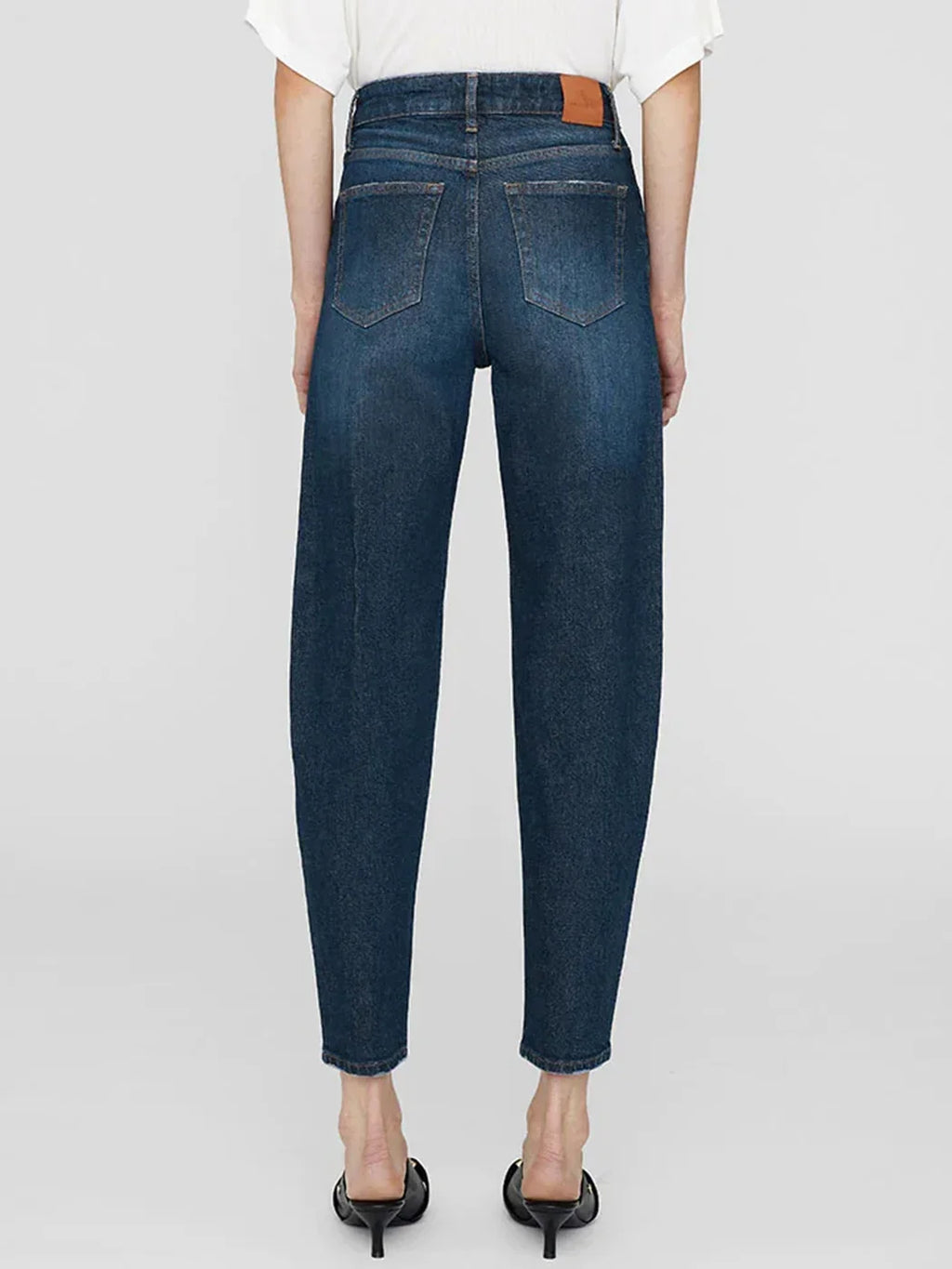Women's Comfort Stretch Jeans - High Waist Vintage Denim Pants